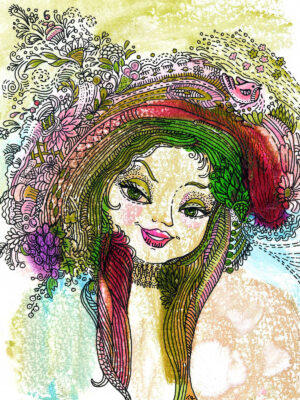 Rusanovska Art Monotype Ink Coquette 2013