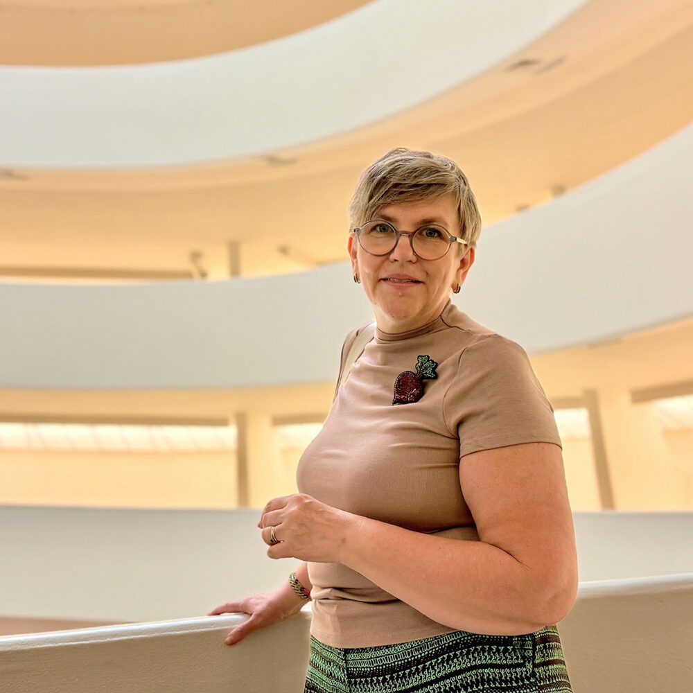 Tatiana Rusanovska at Guggenheim Museum
